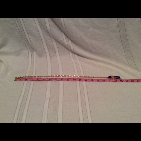 KATE SPADE ASIAN DOLL KANPAI BLUE KIMONO GIRL GOLD TONE NECKLACE - Picture 9 of 9